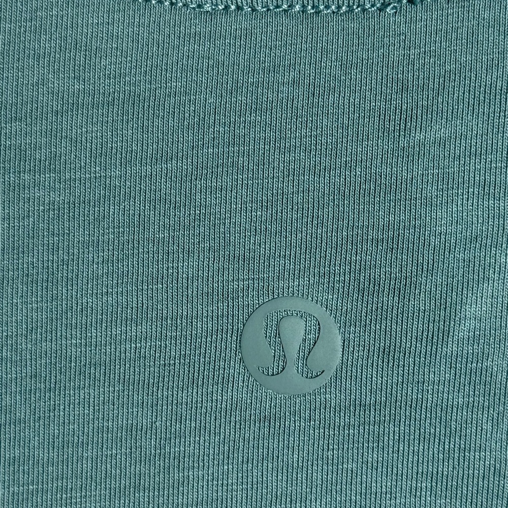 Lululemon Pima Cotton Side-Cinch Long Sleeve Shirt-Tidewater Teal See Sizing - Picture 7 of 9